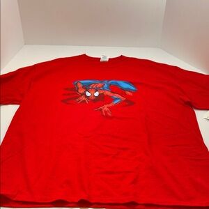 Delta Red T-Shirt with Spider Graphic
